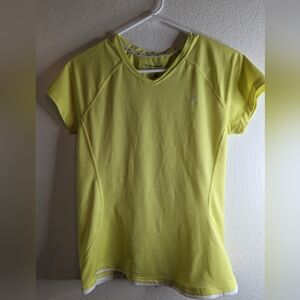 Champion Double Dry Yellow Workout Top